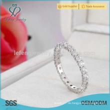 Platin-Diamant-Band Ring, Platin Trauringe für Frauen